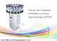پخش کننده رنگ آمیزی مایع مدیریت رنگ نیمه اتوماتیک با قوطی پلاستیکی POM
